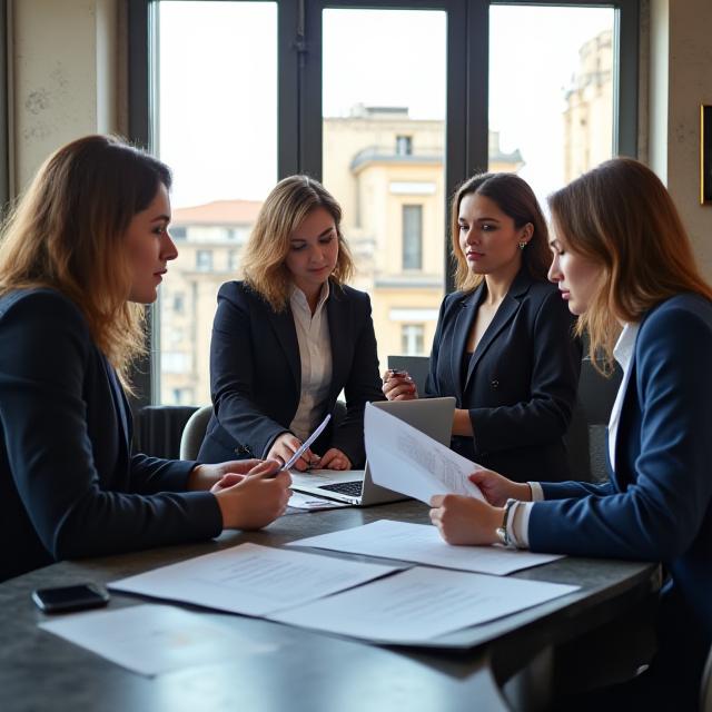 Equip d'advocats experts treballant a Riu Dret Advocats